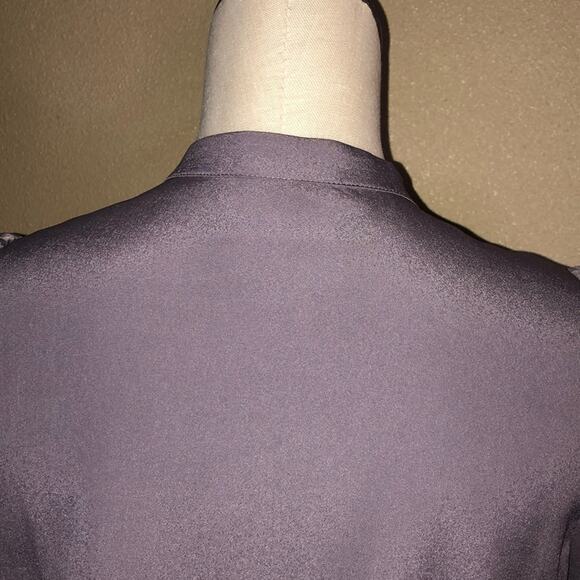 Jessica Simpson Old Money Scandi Preppy Academia Gray Tunic Sequin Belt Dress 8 - Picture 5 of 15